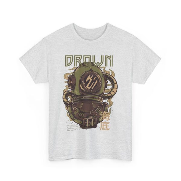 Steampunk Inspired Drown Tee, Vintage Graphic Shirt, Unisex Cotton Top, Eco-Friendly Fashion, Perfect for Gift Giving - Image 15