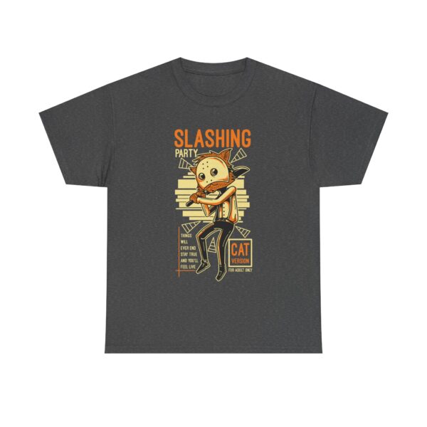 Cool Graphic Tee - Slashing Cat Design, Unisex Cotton Shirt, Casual Wear, Unique Gift, Cat Lover Apparel - Image 21