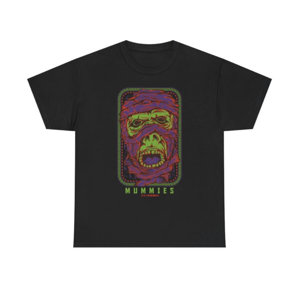 Mummy Gorilla Tee - Unisex Heavy Cotton, Halloween Costume, Graphic T-Shirt, Gift for Horror Fans, Vintage Style - Image 12
